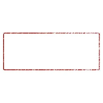 Distressed Textured Rounded Rectangle Frame Stock Illustration