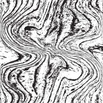 Distressed Wavy Overlay Texture Illustrazione stock