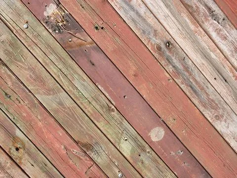 Distressed, weathered planks. Panel made from old planks. Vintage background Stock Photos