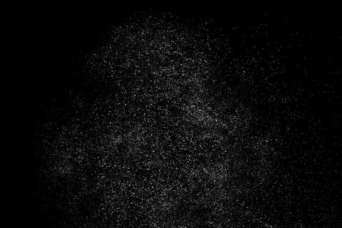 Distressed white grainy texture. Stock Illustration