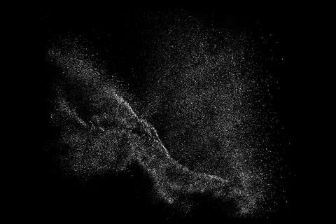 Distressed white grainy texture. Stock Illustration