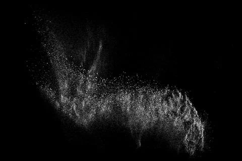 Distressed white grainy texture. Stock Illustration