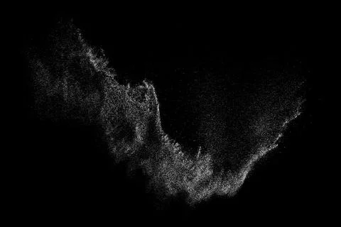 Distressed white grainy texture. Stock Illustration