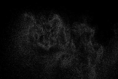 Distressed white grainy texture. Stock Illustration