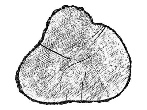 Distressed wood texture Stock-Illustration