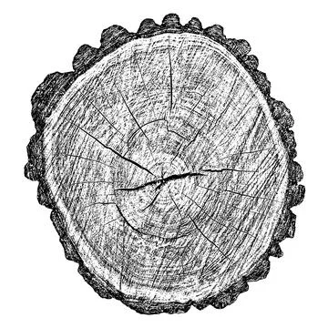 Distressed wood texture Stock-Illustration