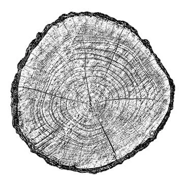 Distressed wood texture Stock-Illustration