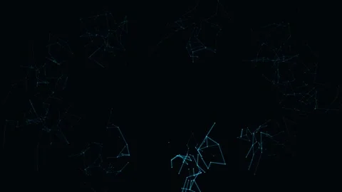 Distributed Attack Swarm Converges On A Single Host Stock Footage 344513854