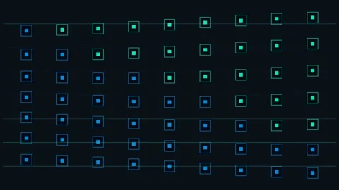 Distributed Hash Registry Sync Network Screen Video stock 342219350