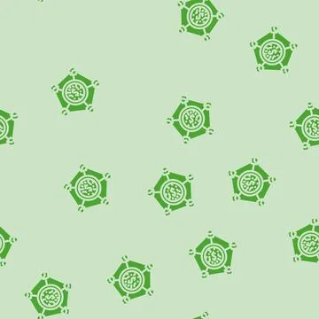 Distributed ledger decentralized application glyph vector seamless pattern Stock Illustration