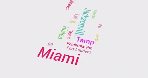 Distributing from Florida to whole of US. Multicolored Stock Footage 62230955