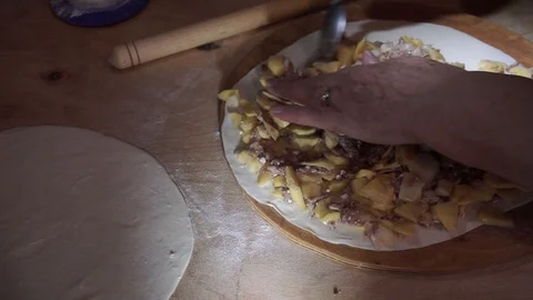 Distributing stuffing Stock Footage 106197734