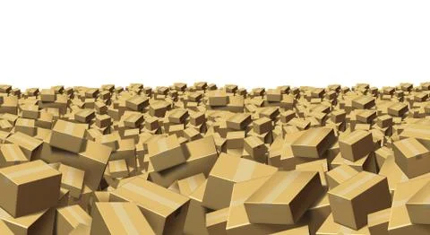 Distribution and shipping Stock Illustration