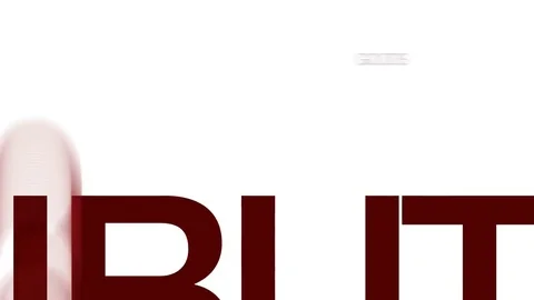 Distribution animated word cloud. Kinetic typography. Stock Footage 70488548
