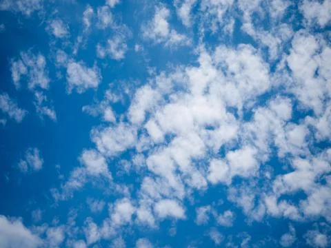 Distribution clouds on the sky. Stock Photos