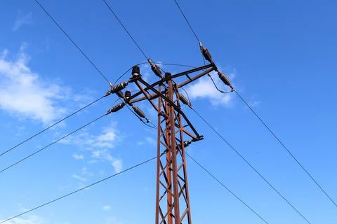 Distribution of electrical energy Foto stock