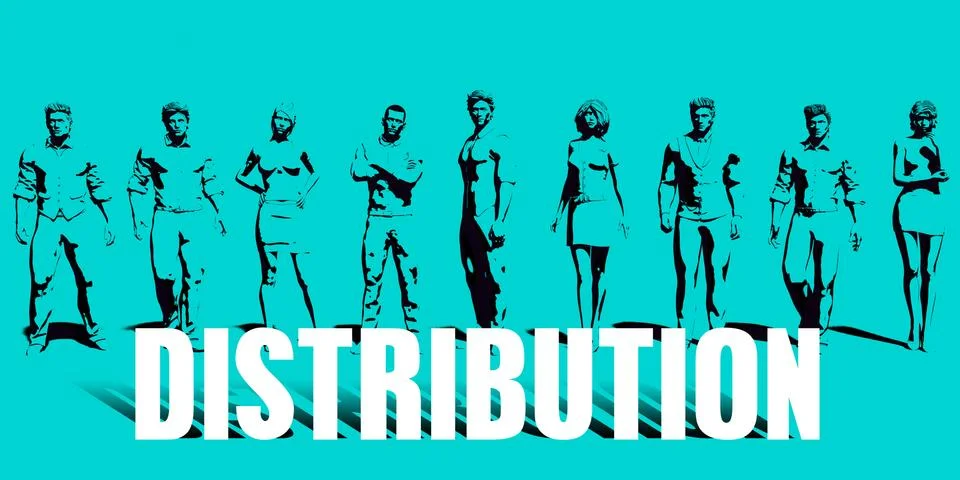 Distribution Stock Illustration