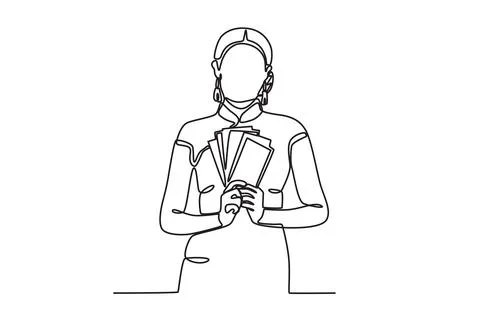 Distribution of red envelopes Illustrazione stock