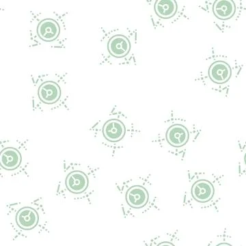 Distribution of time across projects glyph vector seamless pattern Stock Illustration