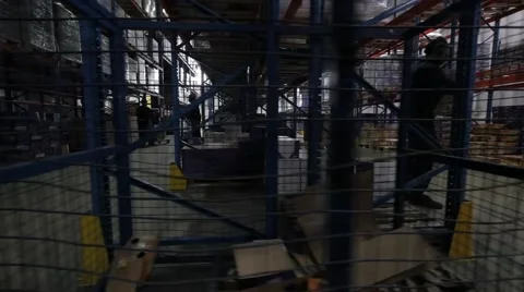 Distribution warehouse Vídeo Stock 60927978