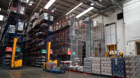 Distribution Warehouse Pan 스톡 동영상 39241981