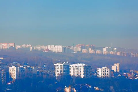 District at the edge of the town Stock Photos