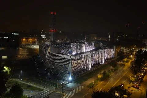District heating central in Turin Foto stock