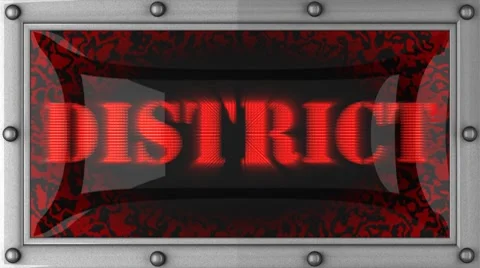 District on led Видео 8698448