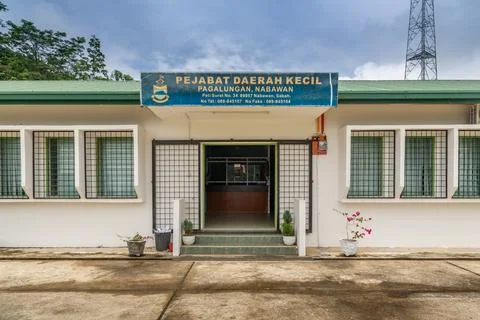District Office building located in remote area Stock Photos