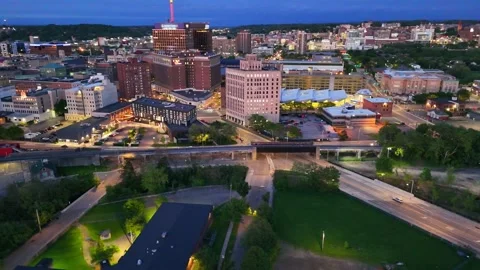 District - Syracuse, NY Video stock 336438278