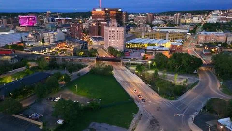 District - Syracuse, NY Foto stock