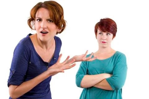 Distrusting Rivals Stock Photos