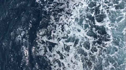 Disturbed Ocean Water Surface Stock Footage 90223851