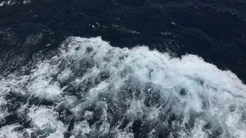 Disturbed Ocean Water Surface Stock Footage 90223863