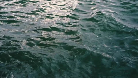 Disturbed sea surface. Stock Footage 198736777