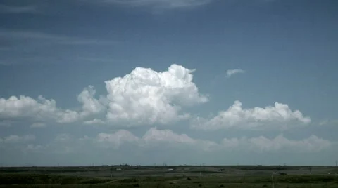 Disturbed Sky Stock Footage 54746731