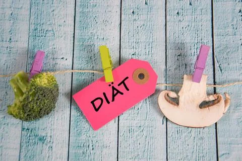 Dit - german for diet Stock Photos