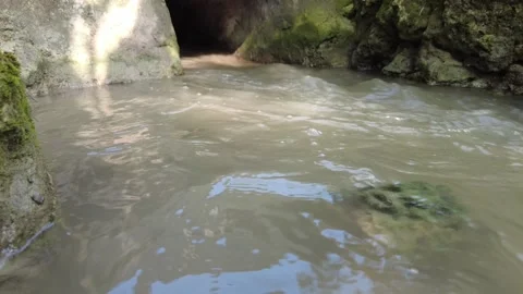 Ditch in a village Video stock 226056407