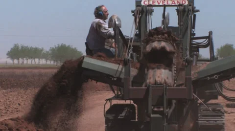 Ditch Witch operator 2 Stock Footage 27570988