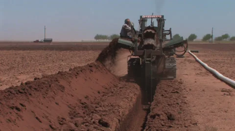 Ditch Witch at work 3 Stock Footage 27567352