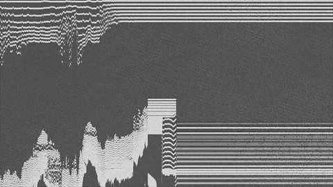 Dither Trailor Concept with Noisy Grayscale Patterns Digital Glitch Style G.. Stock Footage 311531698