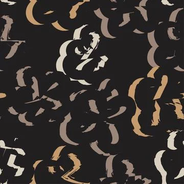 Ditsy Floral Seamless Pattern Design Stock Illustration