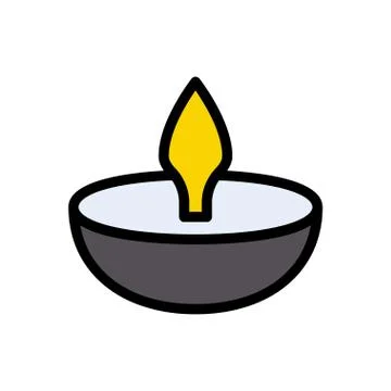 Diva flat color icon Stock Illustration