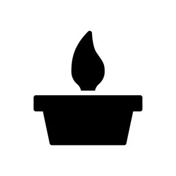 Diva glyph flat icon Stock Illustration