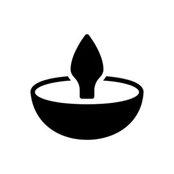 Diva glyph flat icon Stock Illustration