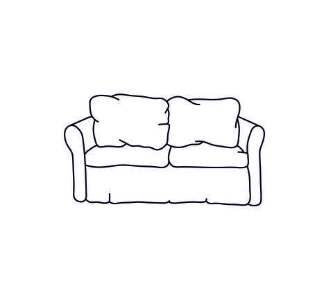 Divan Stock Illustration