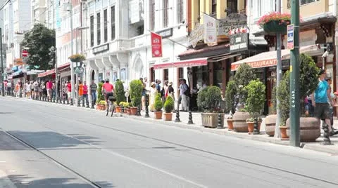 Divan yolu street 스톡 동영상 10307979