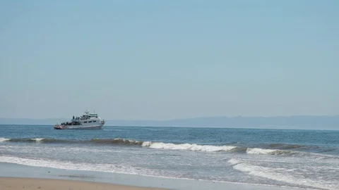 Dive Boat Conception off the Santa Barbara Coast Stock Footage 115221590