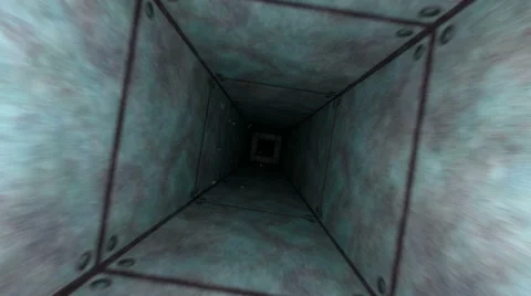 Dive into the dark tunnel. Seamless Loop Stock Footage 54139803