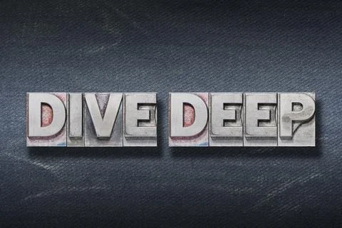 Dive deep den Stock Photos